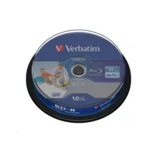 obrázek produktu Verbatim BD-R LSL 25GB Printable, 10ks cakebox