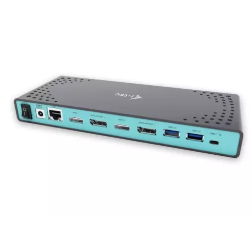 obrázek produktu i-tec USB 3.0 / USB-C 5K Univerzální dual dokovací stanice - šedá