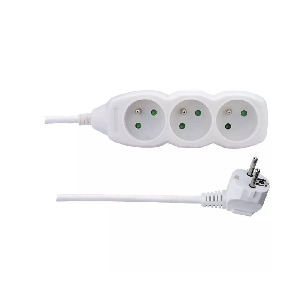 Obrázek produktu EMOS Prodlužovací kabel 3 zásuvky 2m, bílý