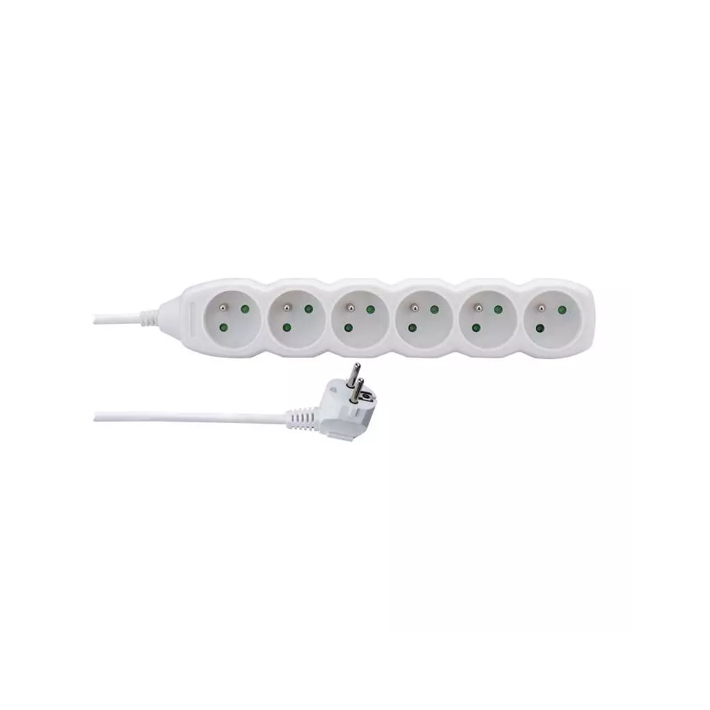 Obrázek produktu EMOS Prodlužovací kabel 6 zásuvek 3m, bílý