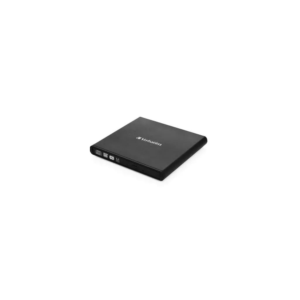 Obrázek produktu Verbatim Slimline CD/DVD Writer, externí vypalovačka, USB 2.0 - černá