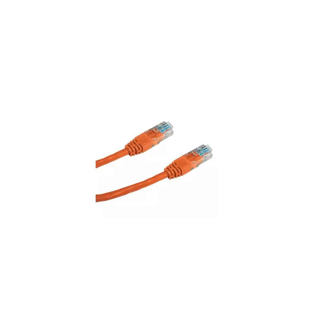 Obrázek produktu DATACOM PATCH KABEL UTP CAT5E 0,25m oranžový - oranžová