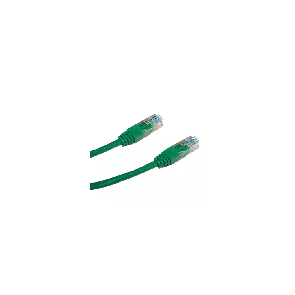 Obrázek produktu DATACOM PATCH KABEL UTP CAT5E 0,25m zelený - zelená