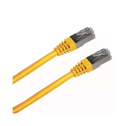 obrázek produktu DATACOM PATCH KABEL FTP CAT5E 0,5m žlutý stíněný - žlutá