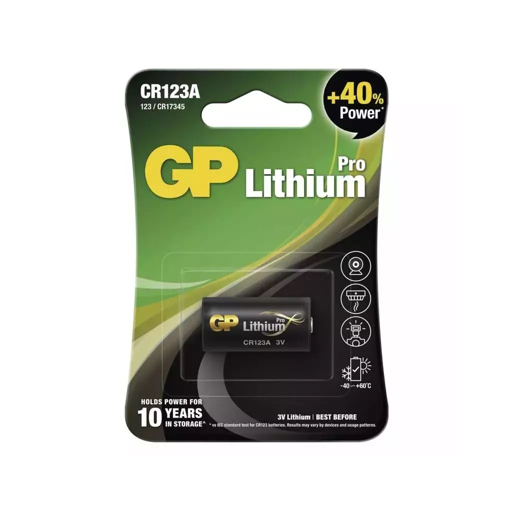 Obrázek produktu GP CR123A 3V - blistr 1Ks
