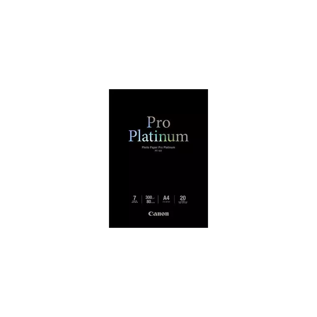 Obrázek produktu Canon PT-101 A4 Photo Paper Pro Platinum 20sheets 300g/m2
