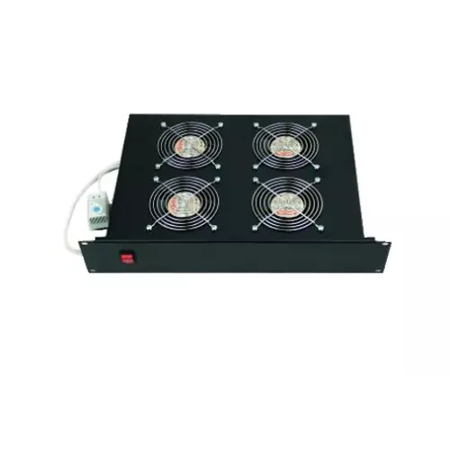 obrázek produktu TRITON 19" Ventilační jednotka horizontální 4V 230V/92W 2U černá + termostat 