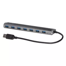 obrázek produktu i-tec USB 3.0 Metal Charging HUB 7 Port - stříbrná