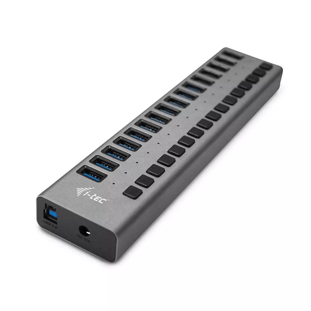 Obrázek produktu i-tec USB 3.0 Charging HUB 16 port + Power Adapter 90W - šedá