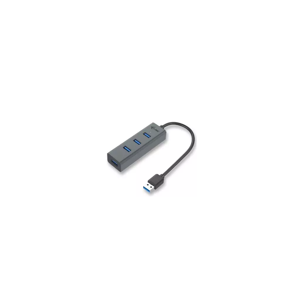 Obrázek produktu i-tec USB 3.0 Metal pasivní 4 portový HUB - šedá