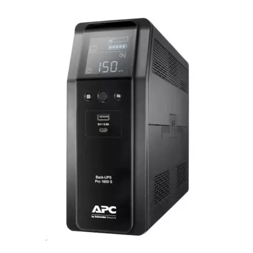 obrázek produktu APC Back UPS Pro BR 1600VA, Sinewave,8 Outlets, AVR, LCD interface (960W)