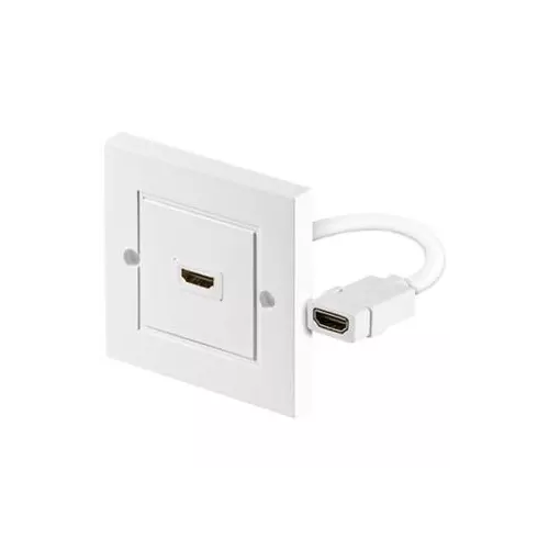 obrázek produktu PremiumCord HDMI zásuvka v panelu 1x HDMI A - HDMI A Female/Female - bílá
