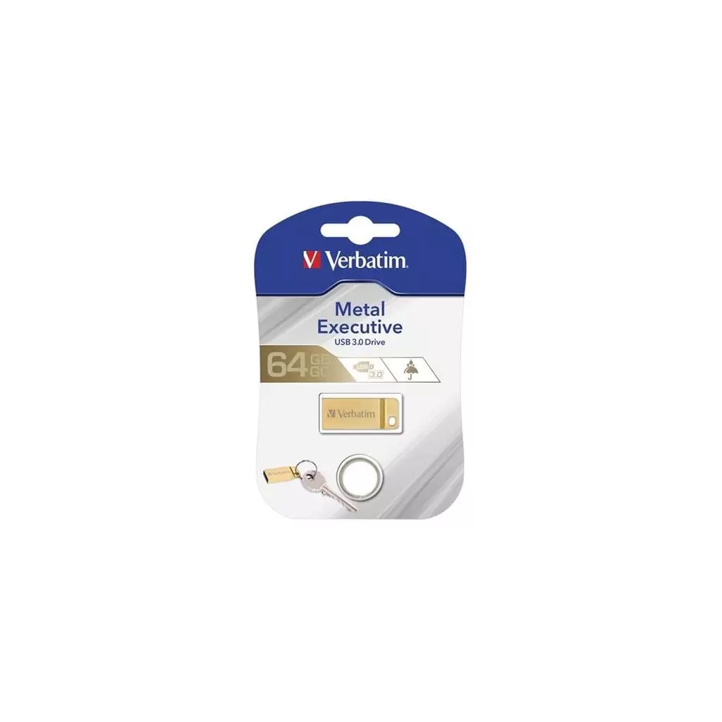 Obrázek produktu Verbatim Metal Executive, 64GB, zlatý - zlatá