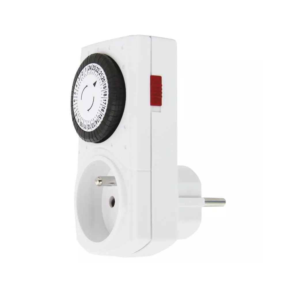 Obrázek produktu Časovač - mechanická spínací zásuvka 15FD/3A