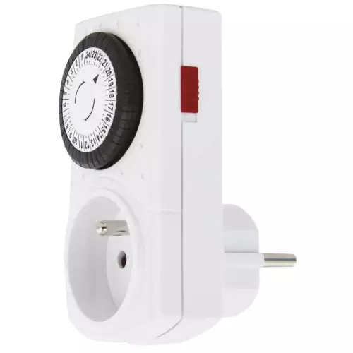 obrázek produktu Časovač - mechanická spínací zásuvka 15FD/3A