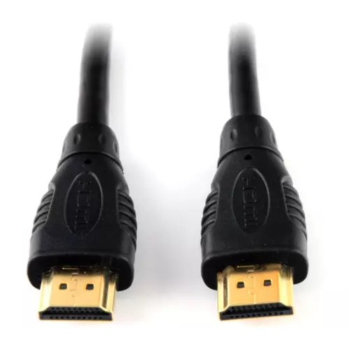 obrázek produktu PremiumCord 4K HDMI 1.4 High Speed + Ethernet kabel, zlacené konektory, 5m - černá