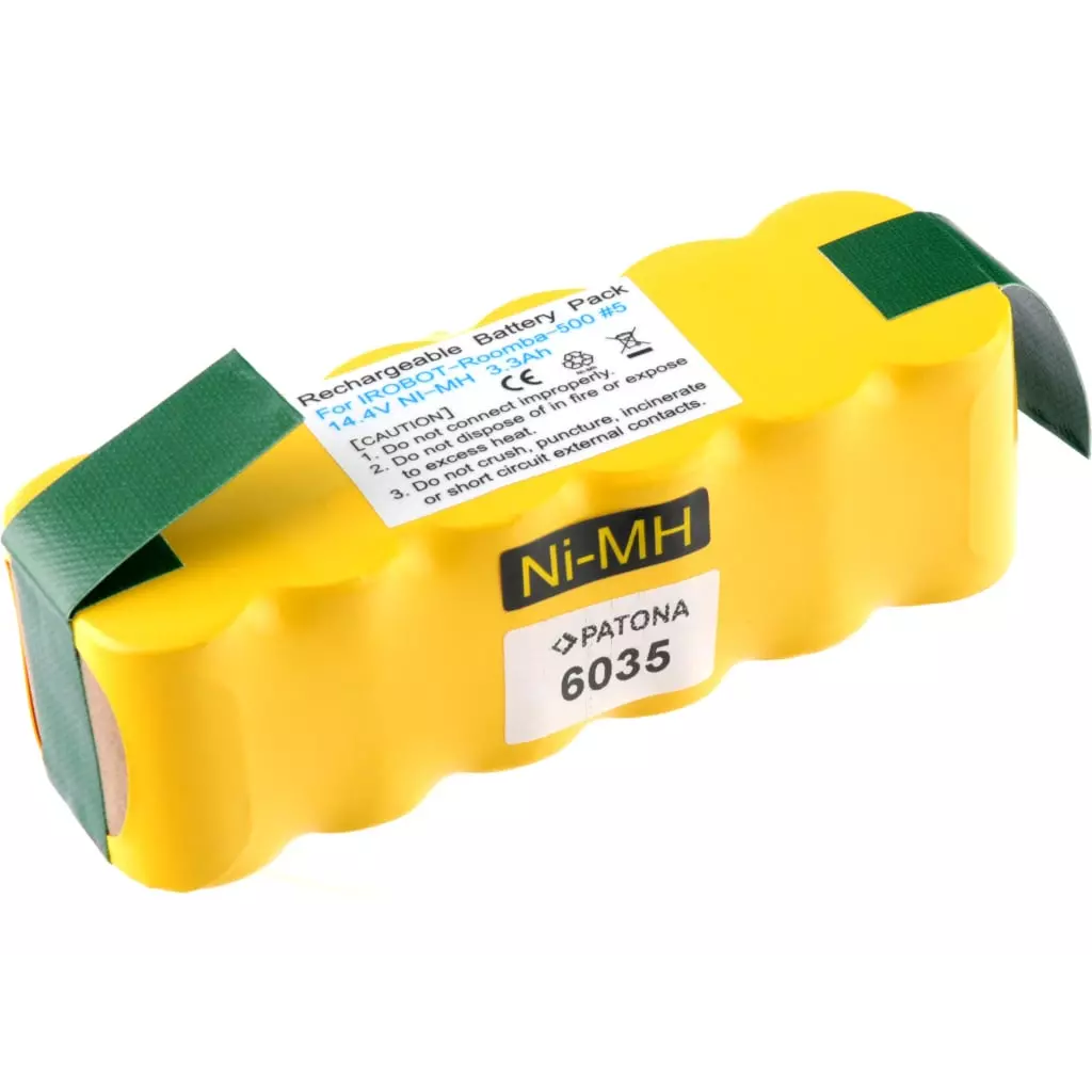 Obrázek produktu Patona PT6035 - Baterie iRobot Roomba 3300mAh, APS Battery, Ni-MH pro sérii 5xx, 6xx, 7xxx a 8xx