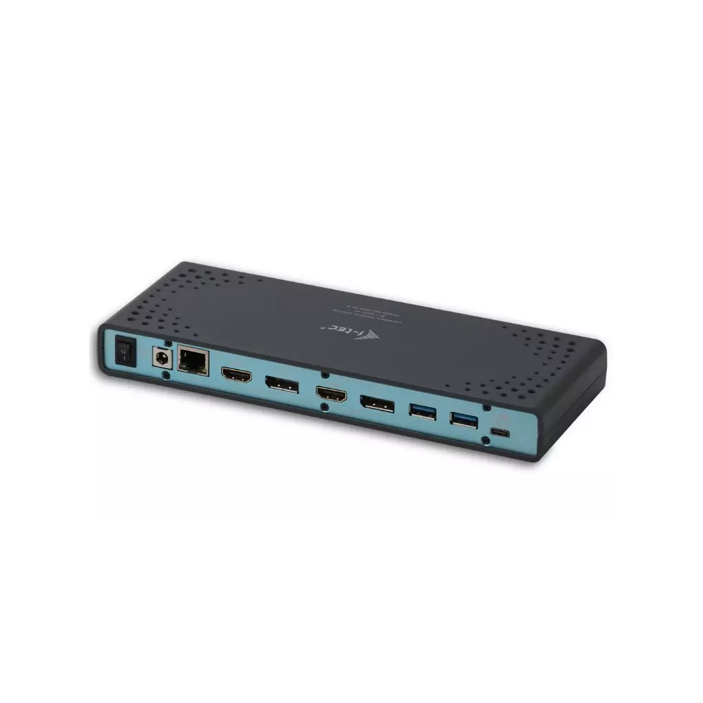 Obrázek produktu I-TEC USB 3.0 / USB-C 5K Univerzální dual dokovací stanice s PD - černá