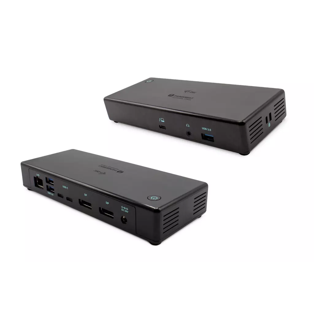 Obrázek produktu I-TEC Thunderbolt3 Dual DisplayPort 4K Docking Station, Power Delivery 85W, kompatibilní s USB-C - černá