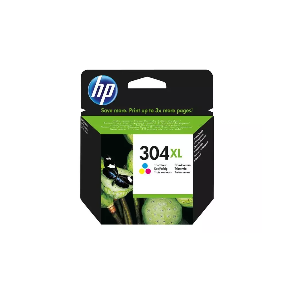 Obrázek produktu HP 304XL Color (N9K07AE) - originální - barevná/color