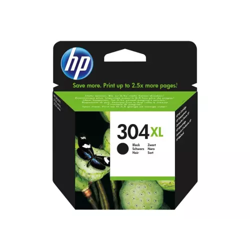 obrázek produktu HP 304XL Black (N9K08AE) - originální - černá/black