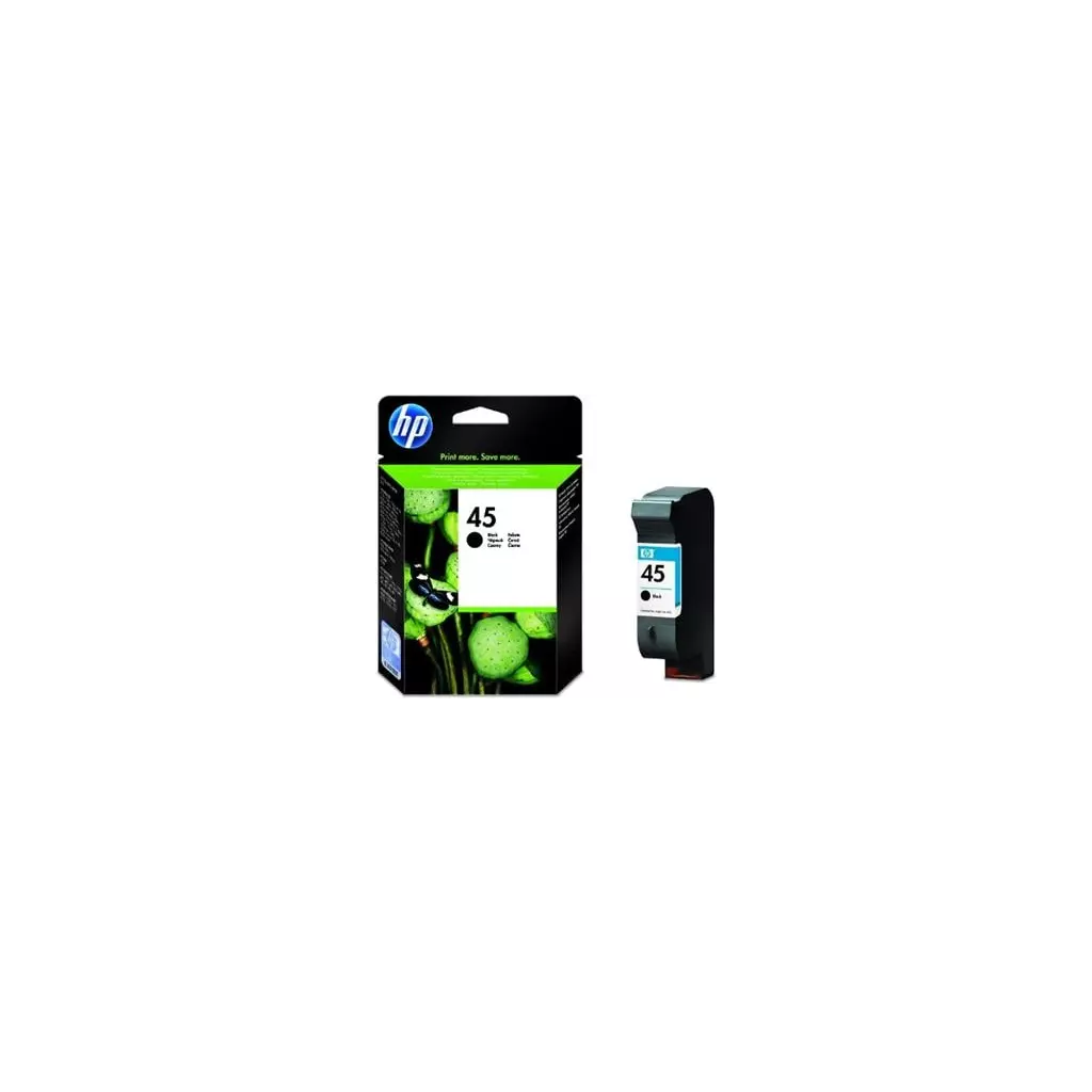 Obrázek produktu HP 45 Black (42ml) pro DJ 7xxC,8xx,11xx,6xx (51645AE) - originální - černá/black