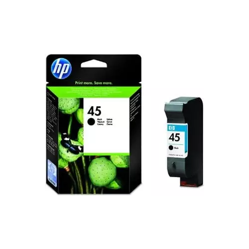 obrázek produktu HP 45 Black (42ml) pro DJ 7xxC,8xx,11xx,6xx (51645AE) - originální - černá/black