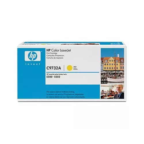 obrázek produktu HP C9732A Toner Yellow (12000 stran) pro CLJ 5500, 5550 - originální