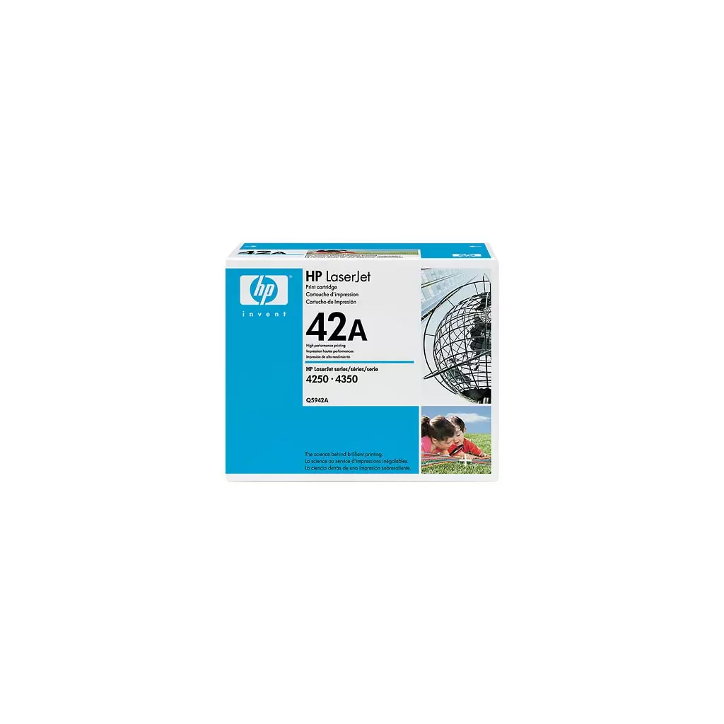 Obrázek produktu HP 42A Black Toner (10000 stran) LJ 4250, 4350, Q5942A - originální