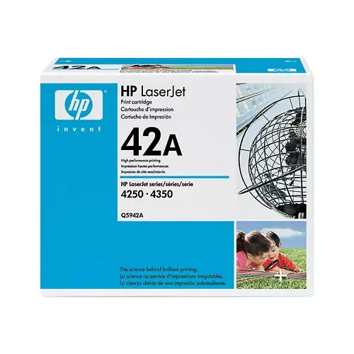 obrázek produktu HP 42A Black Toner (10000 stran) LJ 4250, 4350, Q5942A - originální