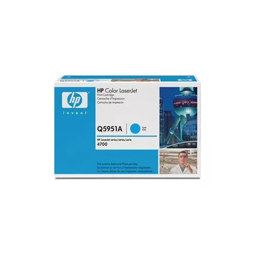 obrázek produktu HP Q5951A Toner Cyan (10000 stran) pro CLJ 4700 - originální