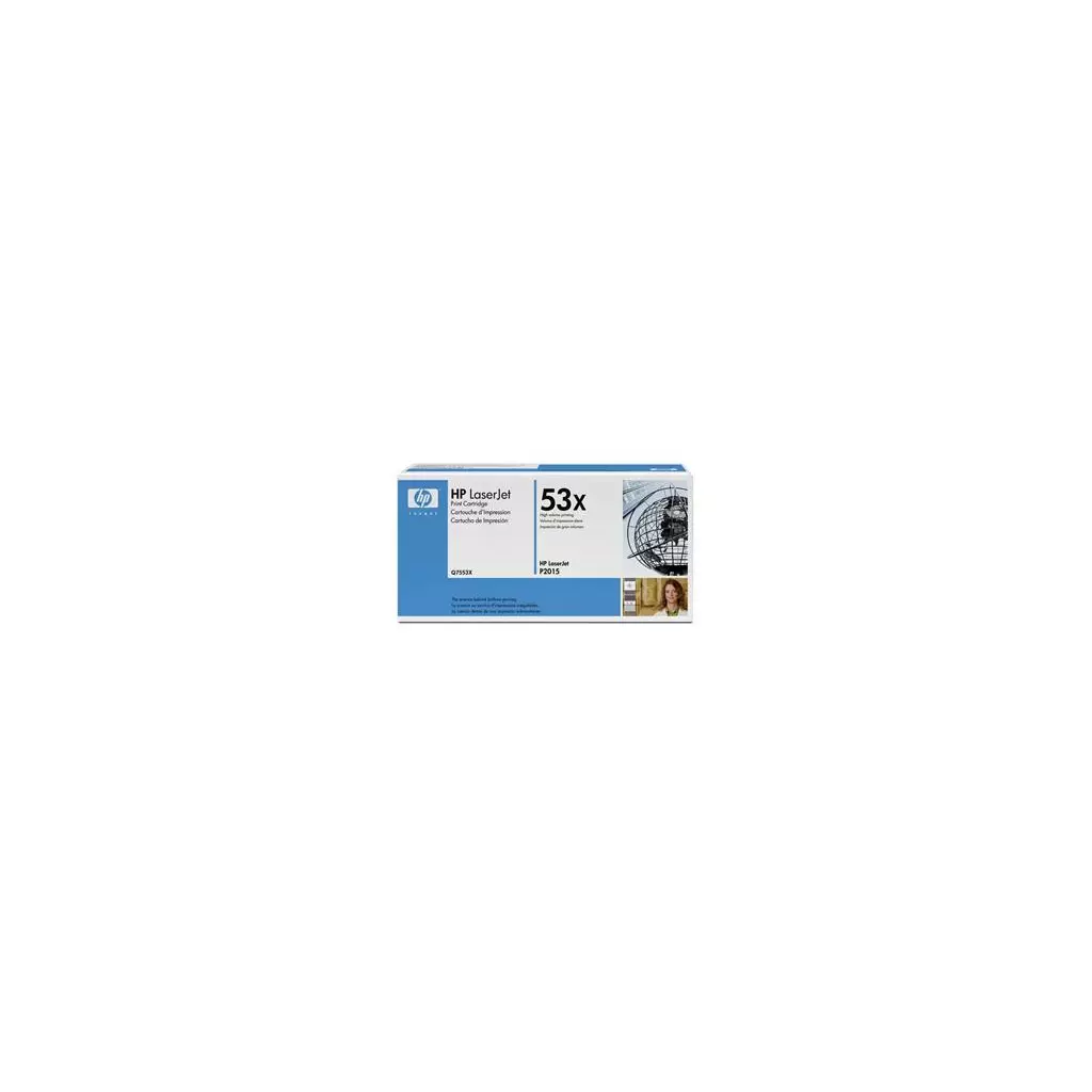 Obrázek produktu HP 53X Black Toner (7000 stran) pro LJ P2015, Q7553X - originální