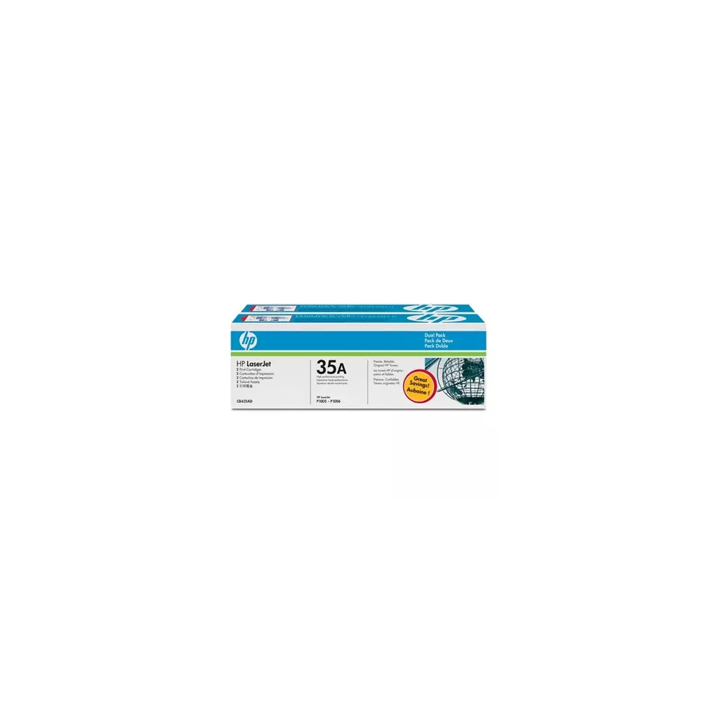 Obrázek produktu HP 35A DoublePack Black CB435AD