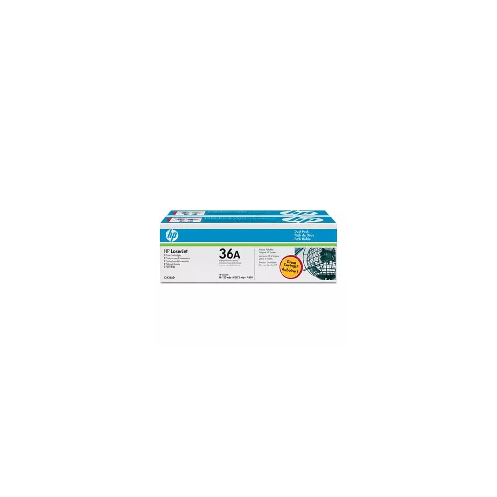 Obrázek produktu HP 36A DoublePack Black CB436AD