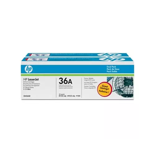obrázek produktu HP 36A DoublePack Black CB436AD