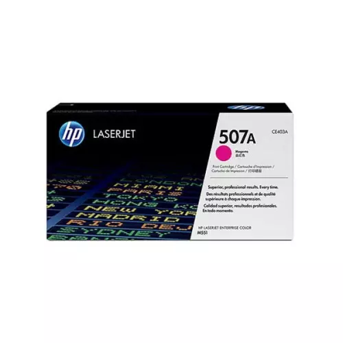 obrázek produktu HP 507A Purpurový/Magenta CE403A