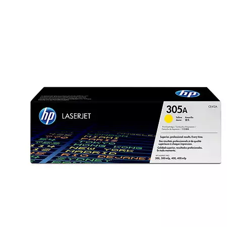 obrázek produktu HP 305A Yellow/žlutá Toner (2600 stran) pro LJP 300/400 M475, CE412A - originální