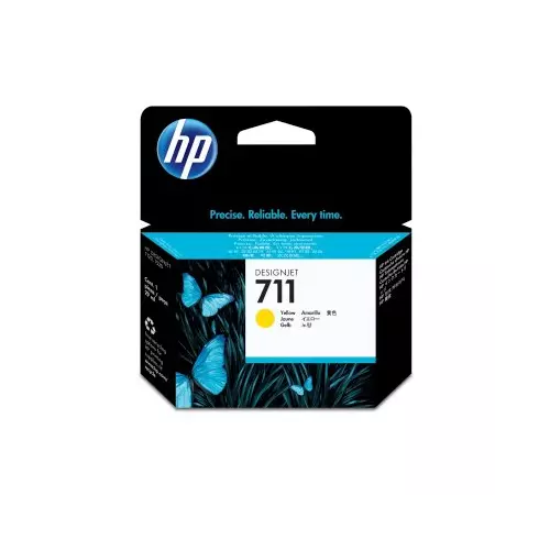 obrázek produktu HP 711 CZ136A - žlutá/yellow