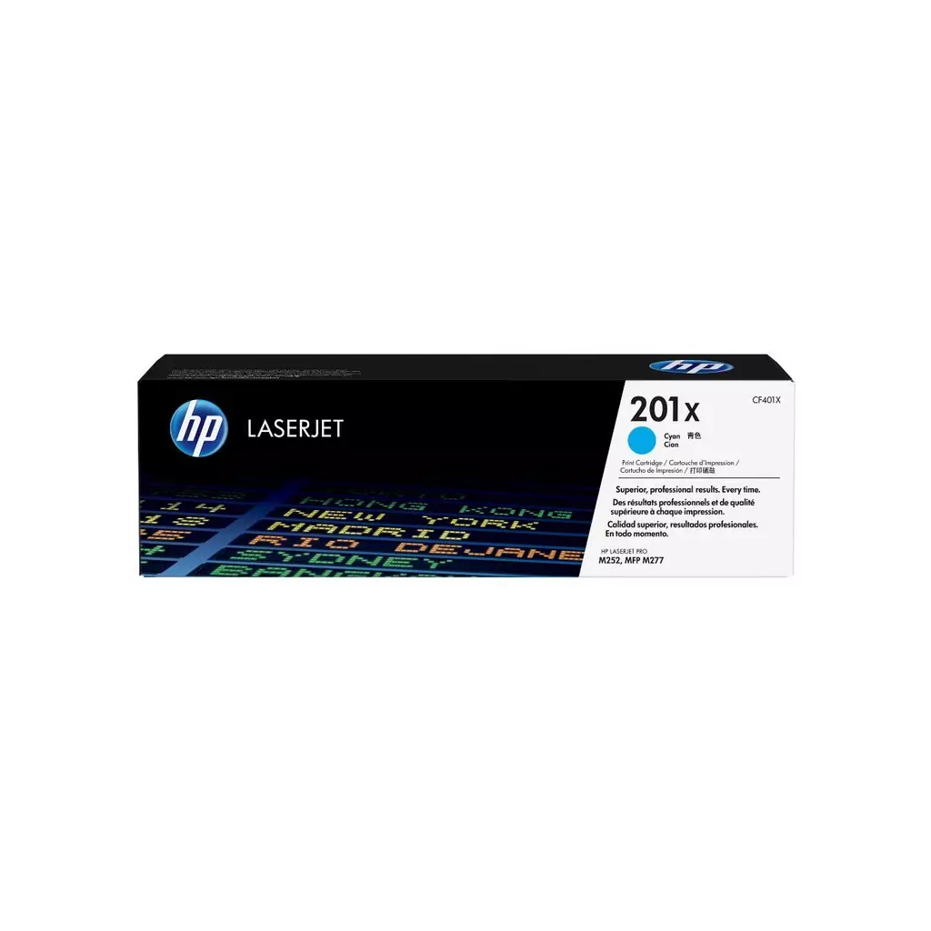 Obrázek produktu HP 201X Cyan Toner (CF401X)