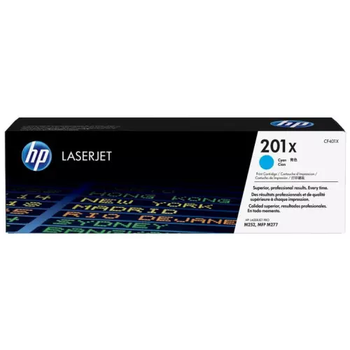 obrázek produktu HP 201X Cyan Toner (CF401X)