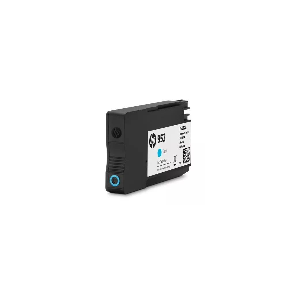 Obrázek produktu HP 953 azurová inkoustová kazeta (F6U12AE) - azurová/cyan