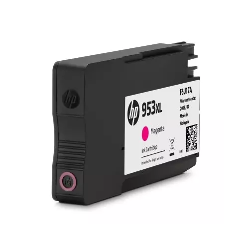 obrázek produktu HP 953XL purpurová inkoustová kazeta (F6U17AE) - originální - purpurová/magenta