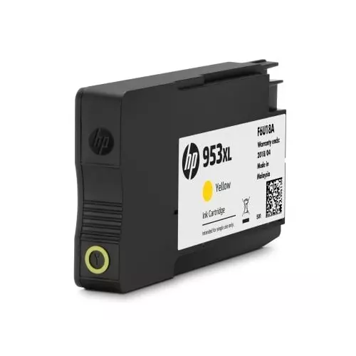 obrázek produktu HP 953XL žlutá inkoustová kazeta (F6U18AE) - originální - žlutá/yellow