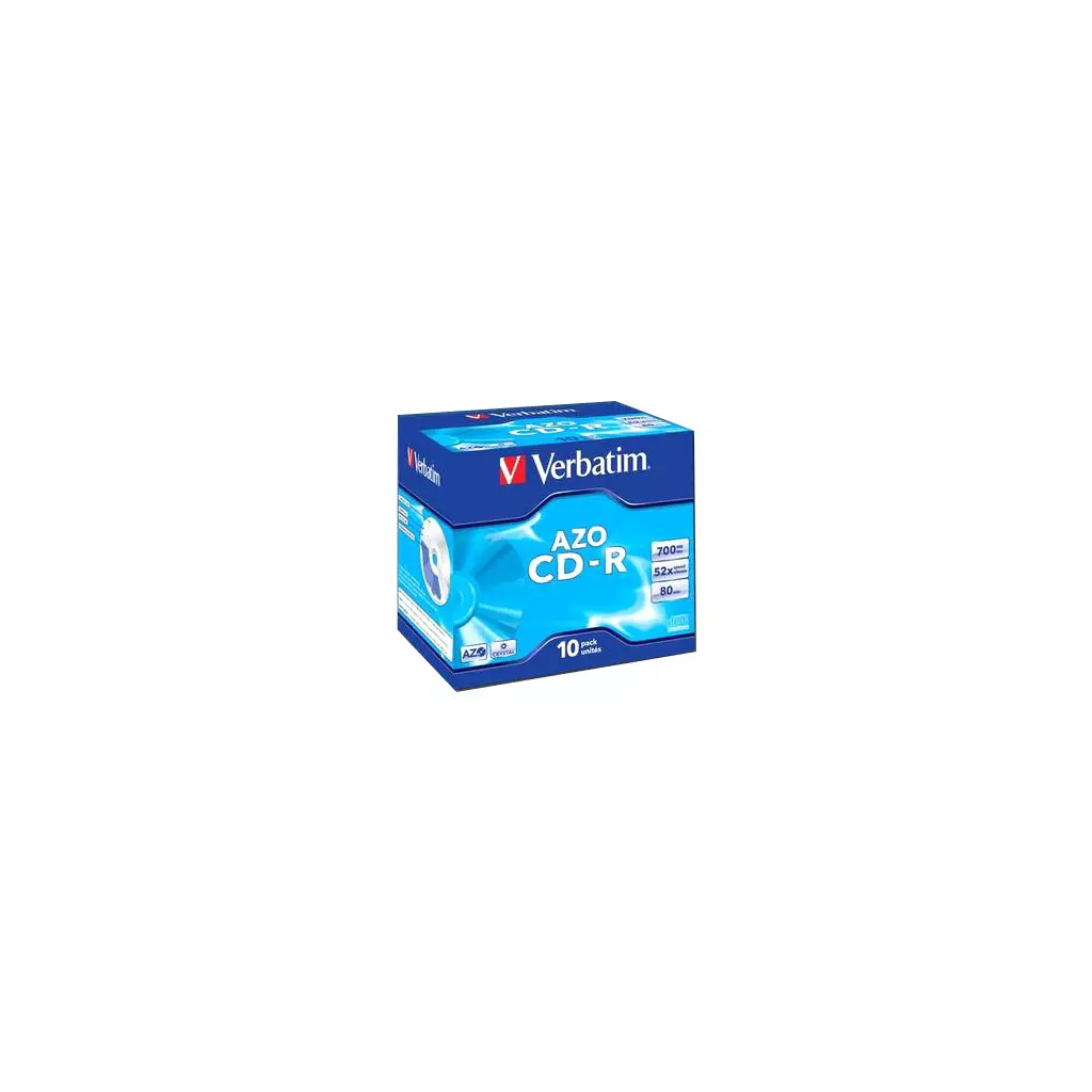 Obrázek produktu Verbatim CD-R 52x, 700MB, 10 ks (Jewel)