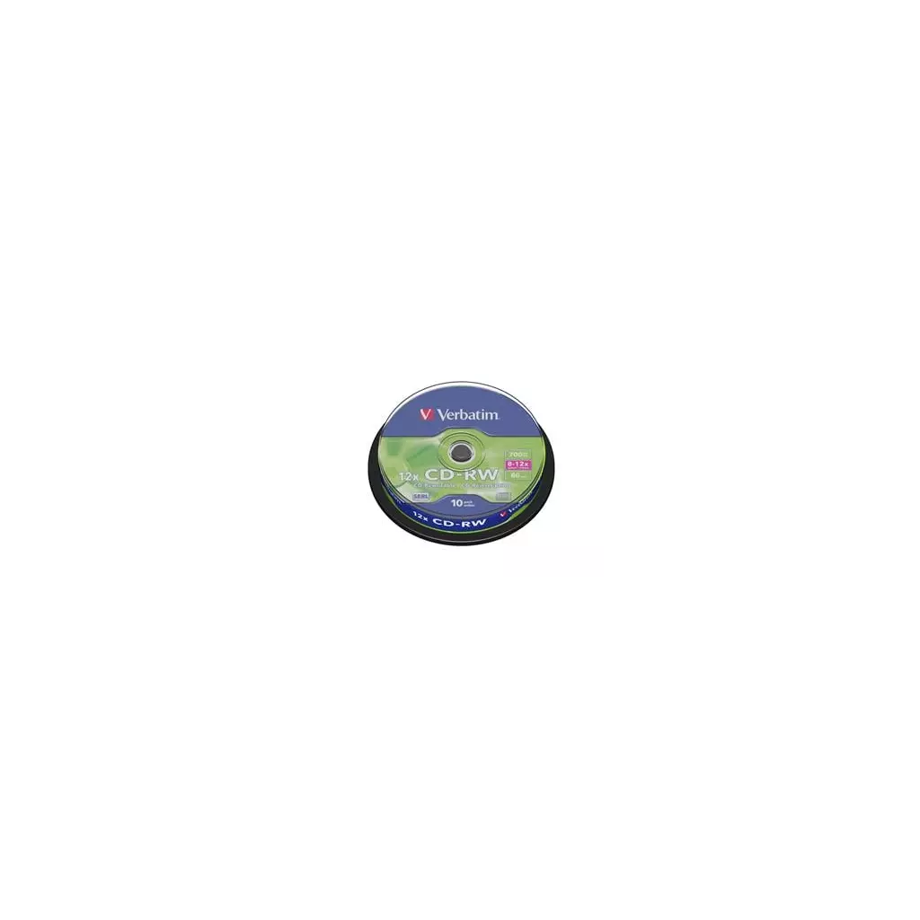 Obrázek produktu Verbatim CD-RW 12x, 700MB, 10 ks (Spindl)