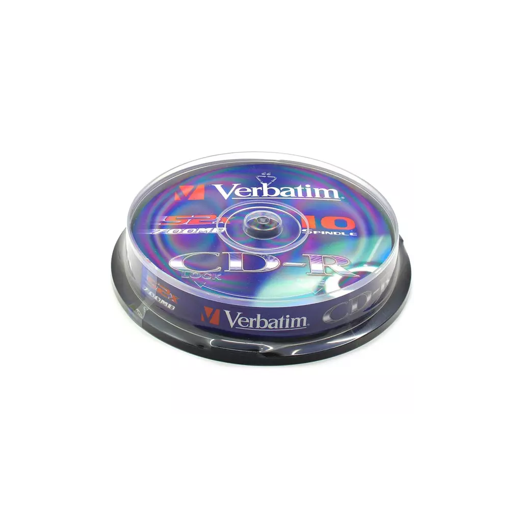 Obrázek produktu Verbatim CD-R 52x, 700MB, 10 ks (Spindl)