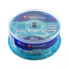 obrázek produktu Verbatim CD-R 80 52x CRYSTAL 25PACK SPINDL