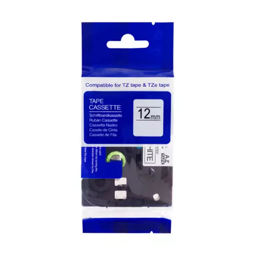 obrázek produktu PRINTLINE kompatibilní páska s Brother TZE-133, TZ-133 12mm, modrý tisk/průsvitný podklad