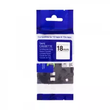 obrázek produktu PRINTLINE kompatibilní páska s Brother, TZE-941, 18mm, černý tisk/stříbrný podklad