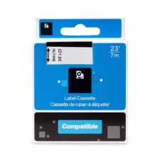 obrázek produktu PRINTLINE kompatibilní páska s DYMO, 40916 S0720710, 9mm,7m, černý tisk/modrý podklad, D1